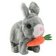 thumbnail image 1 of Bewildely Conejo de juguete eléctrico de peluche para niños, movimientos realistas, juego de simulación de orejas, conejo, mascota Videojuegos portátiles, 1 of 6