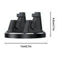 Ajauxi Car Phone Stand Suction Cup Instrument Panel 360 Metal Rotating