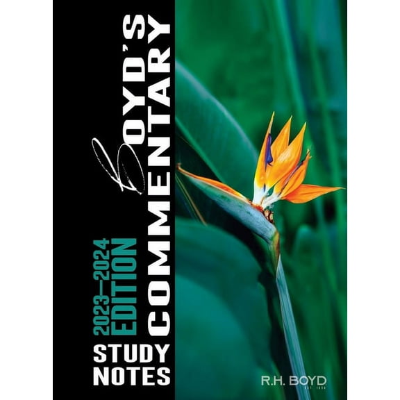 2023-2024 Boyd's Commentary Study Notes, (Paperback)