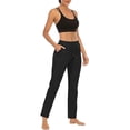 thumbnail image 6 of Women's Dress Pant Stretch Uniform Work Skinny Chino Pants Ladies Low Rise Lounge Business Office Leggings Trousers, 6 of 7