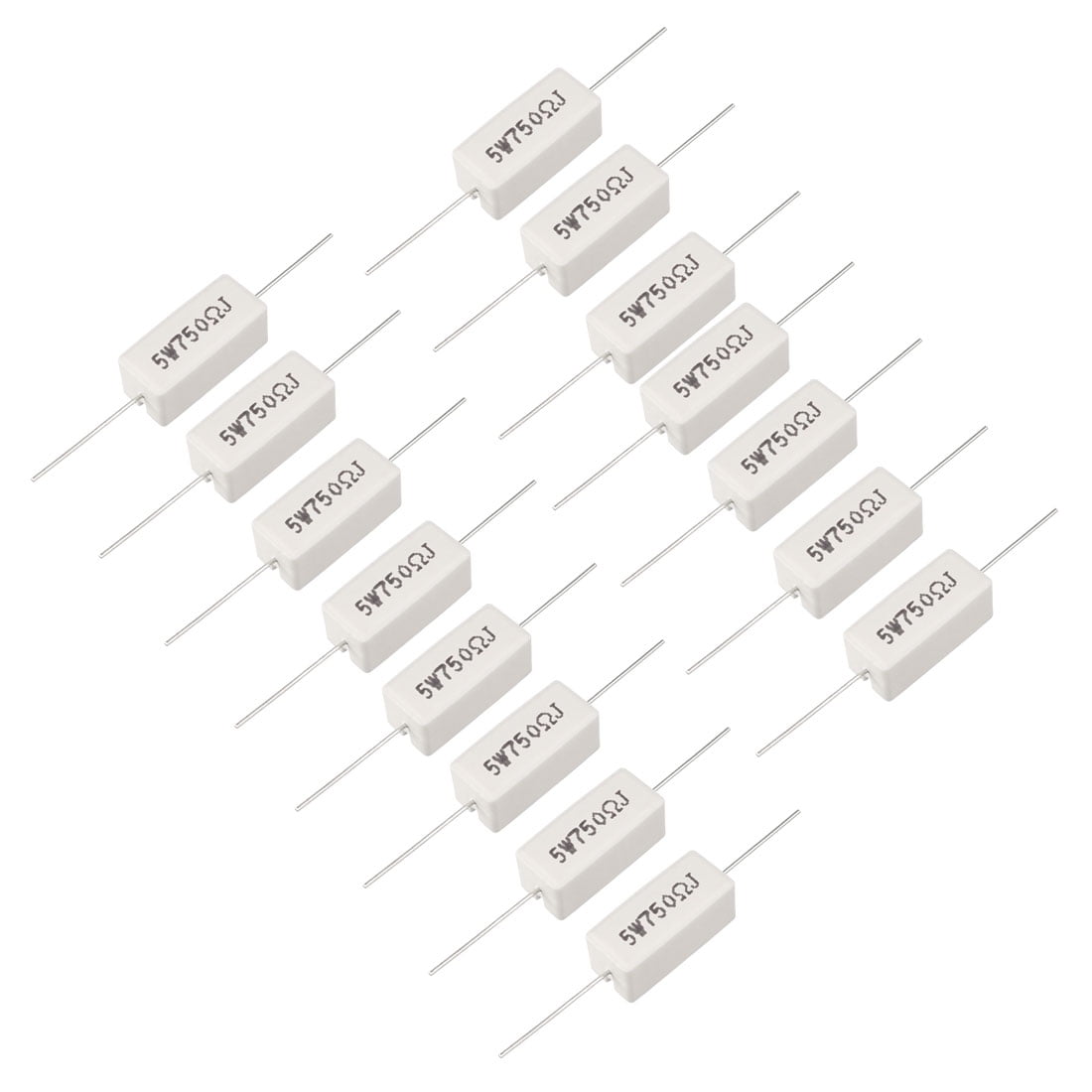 Power Resistors Wirewound Resistance: 750 Ohm 5W
