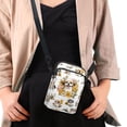 thumbnail image 4 of HELLHERO Rose Floral Pattern Crossbody Small Bags Trendy, Women Adjustable Shoulder Strap for Casual Use, Casual Travel, 4 of 7