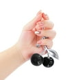 thumbnail image 2 of Soda Candy Cherry Bag Charm Purse Cute Keychains for Women Car Keyrings Leather Handbags Made of Metal Hardware and Glittering Resin, 2 of 6