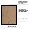 thumbnail image 5 of Americanflat 8x10 Picture Frame 2 Pack Polished Crystal Clear Glass Frames Tabletop Wall Display Gold - Black, 5 of 8