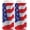 Flag3 - SlimCan, variant on Independence Day Party Favor USA Flag Waving Horizontal 2-Pack Ultra Slim Can Thermocoolers