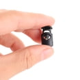 thumbnail image 3 of Unique Bargains 0.4" x 0.8" Toggle Spring Stop Cord Locks Plastic Black 30Pcs, 3 of 3