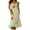 Mint, variant on Michellecmm Women Slip Dress, Sleeveless V-neck Fruit Print Long Swing Dress
