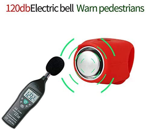 Bicycle Bell 120db Waterproof Cycling Bike Bells Mini Portable Electric Horn New 