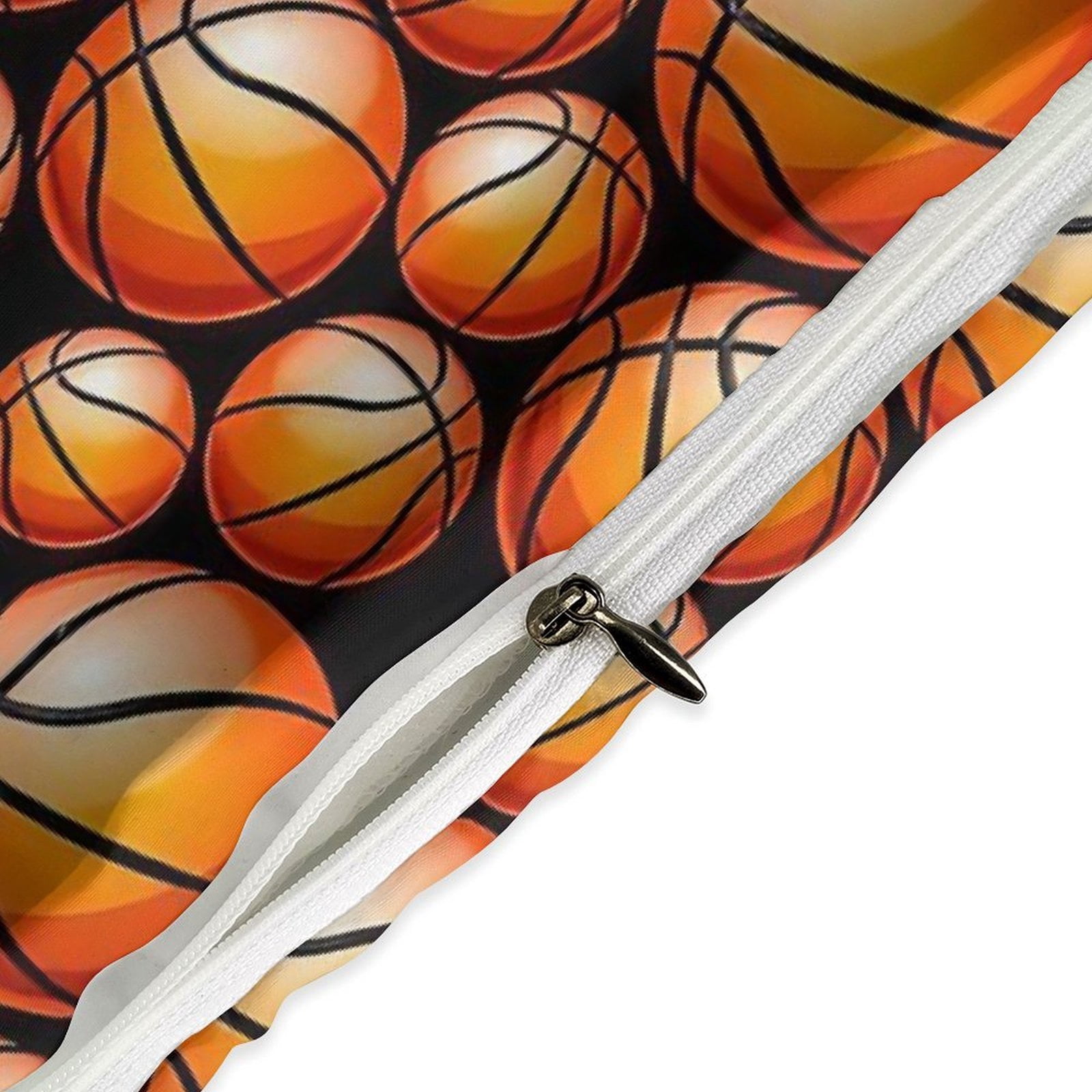 Basketball Set Duvet Cover Themed Multicolor Polyester Bedding Set Duvet Cover for Queen Size