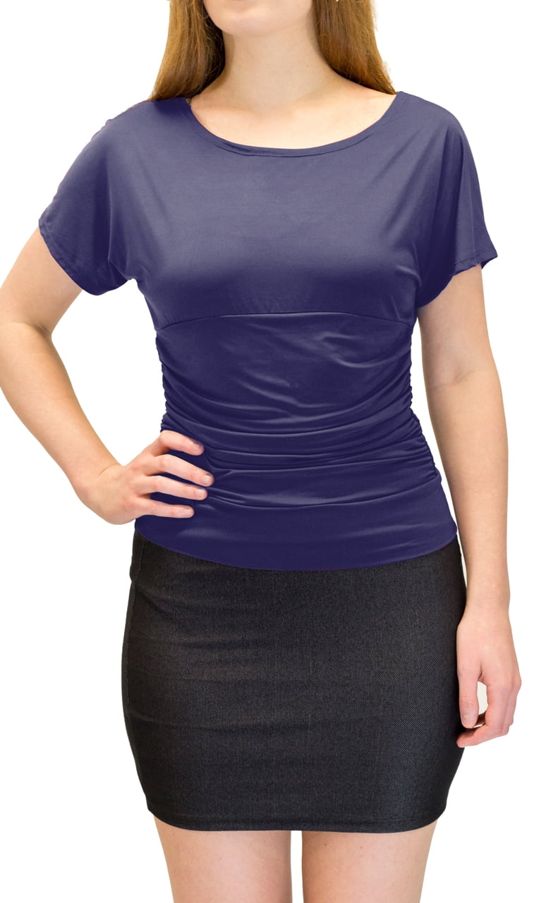 Vivian's Fashions Top Empire Cut Waist Gather