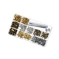 thumbnail image 1 of FUTUREORYY 240 Set Snap Fastener Kit for Handymen Assorted Color Iron Material, 1 of 8