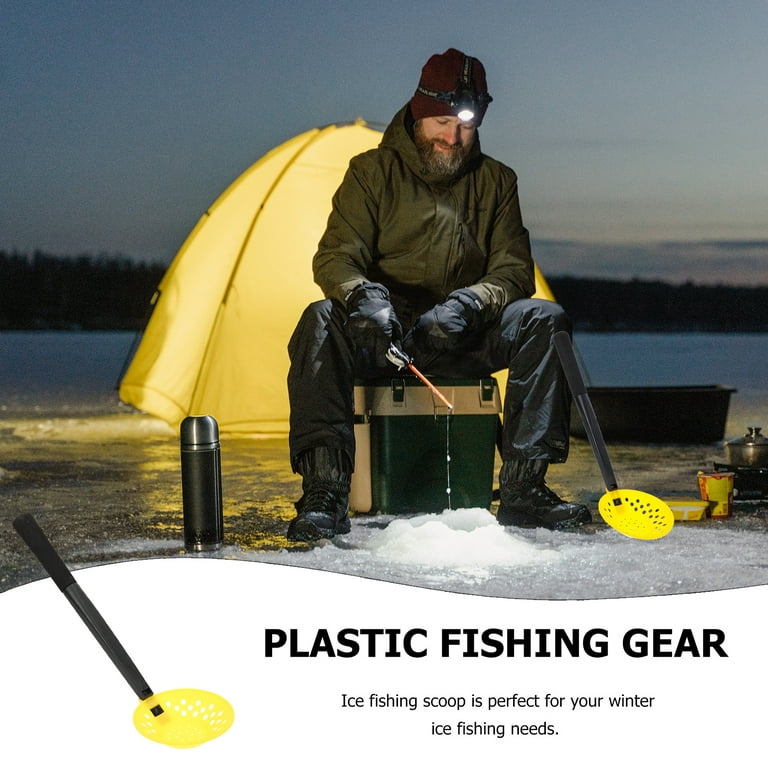 Ice Skimmer, Plastic Foldable Detachable Winter Ice Fishing Scoop Ice  Fishing Scoop Skimmer Ice Fishing Scoop