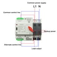 thumbnail image 4 of Amdohai Compact Automatic Transfer Switch Electrical Selector Switches Dual Power Switch Solar Power Rail Type Household Power Transfer Switch, 4 of 8
