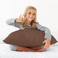 thumbnail image 2 of SIABC-Kingrest Waterproof & Noiseless Bamboo Rayon Pillow Protector (Queen, Pack of 4, Mocha), Breathable Pillow Covers with Zipper, Machine Washable Pillow Encasment, 2 of 4