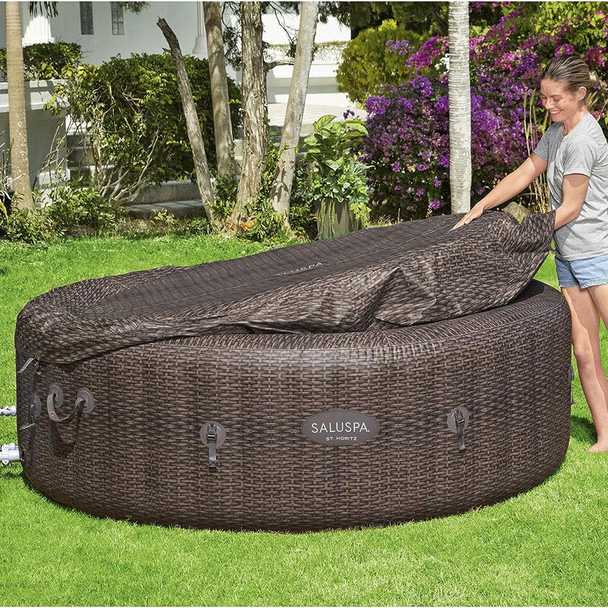 Bestway SaluSpa St Mortiz AirJet Inflatable Hot Tub - Pump Model P09144