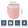 thumbnail image 4 of FUYGRCJ 18 oz Insulated Food Jar Vacuum Bento Box Lunch Containers Wide Mouth Food Soup Thermos with Spoon Stainless Steel Leak Proof Keeps Food Hot Cold for School Travel Picnic, 4 of 7