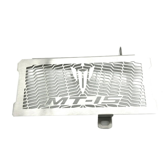 Motorcycle Radiator Grille Grill Protective Guard Cover for MT-15 MT15 2018-2021,1 x Motorcycle Radiator Grill Guard,Silver