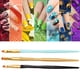 thumbnail image 4 of 3 piezas Nail Art Liner Dotting Herramientas Pintura Punta Redonda Dibujo Pluma Nail Art Tool 1#, 4 of 11