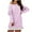 Purple, variant on Women Off Shoulder Sweatshirt Slouchy Tunic Shirt Long Sleeve Pullover Tops Cotton Sweater Short Dress Jumper Top