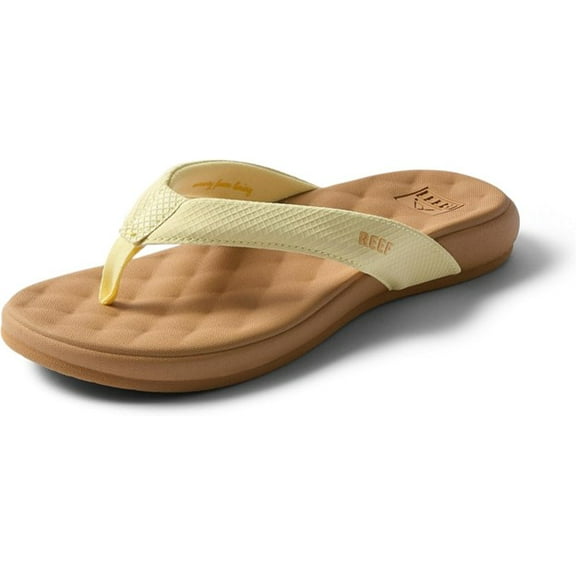 Reef Women's Cushion Melody Sandals Pale Banana Size 9 M