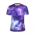 thumbnail image 4 of T Shirt For Men Galaxy Sky Design T-Shirt Space Stars Planets Harajuku Gym Short Sleeve Quick Dry Ts, 4 of 7