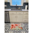 thumbnail image 3 of Carolines Treasures BB7448RUG Poppies & Chamomiles Machine Washable Memory Foam Mat, 3 of 4