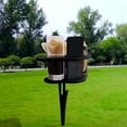thumbnail image 2 of Outdoor Folding Wine/Beer Table,Portable Picnic Table,Mini Bottle Storage Board for Beach Entertainment,Garden,Lawn, Backyard Camping, 2 of 7