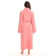 thumbnail image 3 of Just Love Velour Robe Bath Robes for Women Maxi Length (Coral, Small), 3 of 3