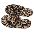 thumbnail image 5 of Betty Boop Ultra-Soft Adult Women Plush Pinup Scuffs Cozy Non-Skid Slippers (Size Medium, Leopard), 5 of 5