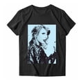 thumbnail image 2 of TayIor Sw1ft Chemises, Tyler Sw1ft Merch, Tyler Sw1ft, Mode Décontractée Imprimée Col Rond Manches Courtes Chemises Blouse Femme Graphique Amateur de Musique TKFASHION Marine P, 2 of 7