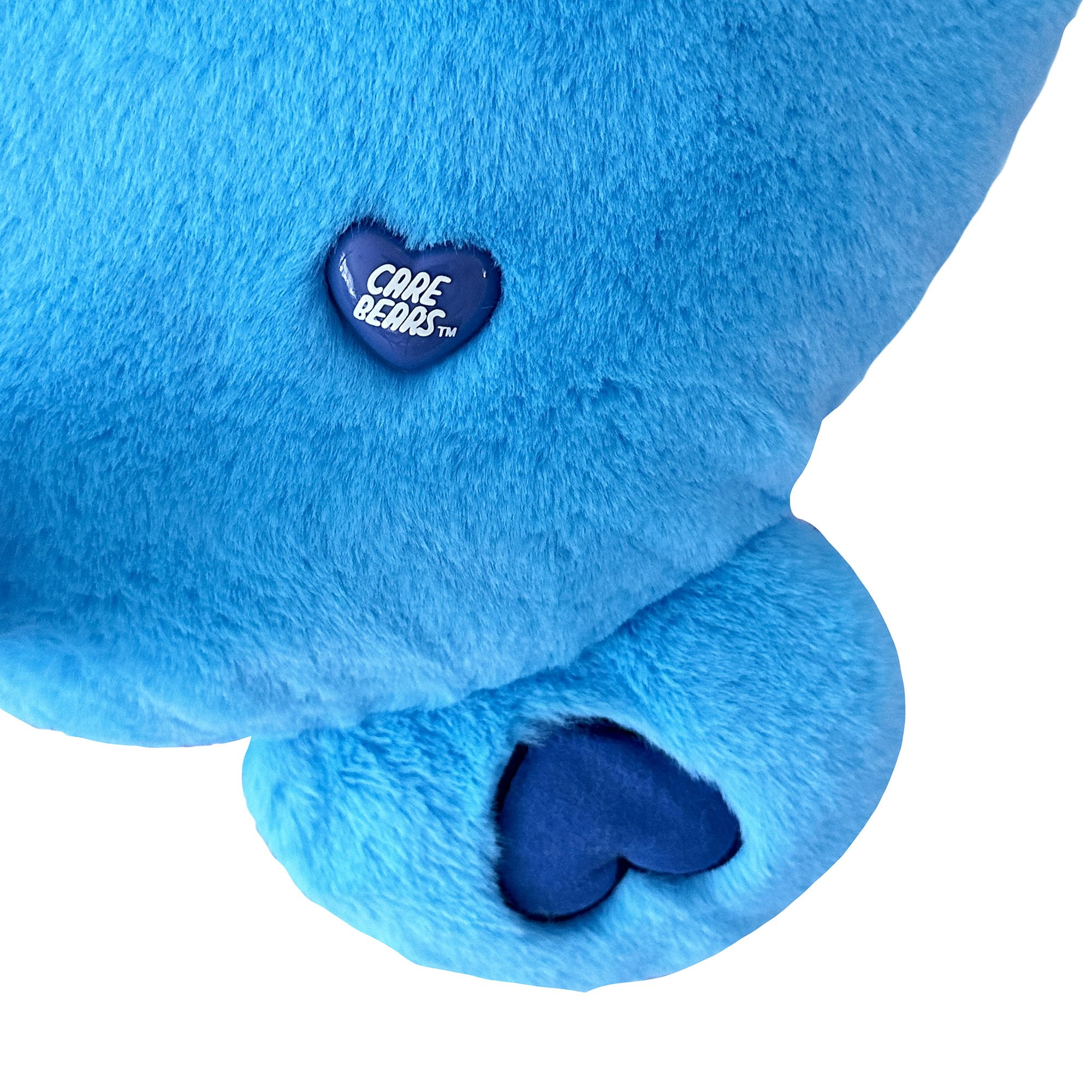 Happy Nappers: Care Bears Pillow Pocket Pal - Grumpy Bear - Plush Character Pillow Case, Animal Cover w/ Weighted Paws, Soft Huggable Companion, Kids