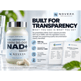thumbnail image 5 of Novera NMN Supplement, 1,000 mg per Serving, 30,000 mg per Bottle, Made in Japan with BONTAC 99.9% Pure NMN, 60 Capsules, 5 of 10