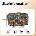 thumbnail image 5 of Daiia American Football Pattern 2 slice Toaster Cover, Toaster Appliance Dust-proof Cover For Kitchen Small Appliance Dust Cover and Fingerprint Protection, 5 of 7