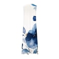 thumbnail image 4 of Kayannuo Long Dress for Woman Back to School Prom Dress Clearance Women's Summer Fashion Printed V-Neck Sleeveless Pullover Pocket Dress, 4 of 5