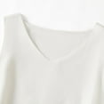 thumbnail image 6 of Ashirexll Tank Tops for Women, Summer Tops for Women, Fashion Casual V-Neck Solid Color Loose Sleeveless Summer Top, 6 of 7