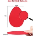 thumbnail image 5 of 3 Pairs Bottom Shoe Sole Protectors for Womens High Heels Shoes, Non Slip Shoe Pads for Shoe Grips on Bottom of Shoes, Self-Adhesive Anti-Slip Shoe Grips Cushions for Man and Women (3.5"x2.5", Red), 5 of 7