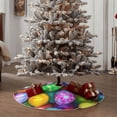 thumbnail image 4 of Sikiie Colorful Easter Eggs1 Nativity Christmas Tree Skirt, Jesus Christian Winter Holiday Tree Mat Decoration(30-48IN)48", 4 of 6