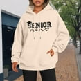 thumbnail image 4 of Senior Mom Hoodies for Women Class Of 2026 Hoodie Graduation Graphic Hooded Sweatshirt with Pockets Pullover Tops, 4 of 5