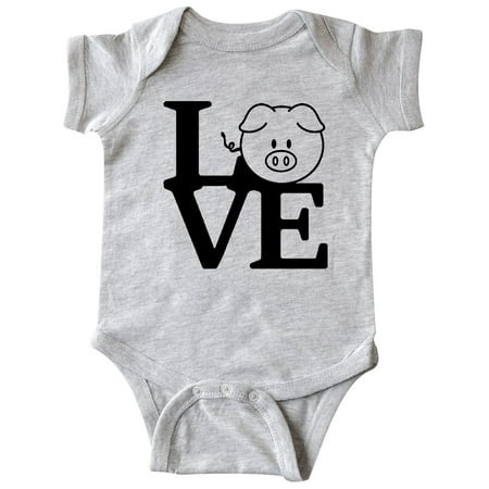 

Inktastic I Love Pigs 2 Gift Baby Boy or Baby Girl Bodysuit