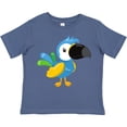thumbnail image 3 of Inktastic Colorful Parrot, Tropical Parrot, Cute Parrot Boys or Girls Toddler T-Shirt, 3 of 5