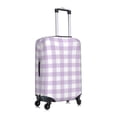 thumbnail image 3 of Uemuo Purple Checkboard Printed Washable Luggage Cover - Fashion Suitcase Protector Fits 18-32 Inch Luggage -Medium, 3 of 9