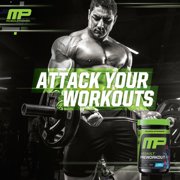 MusclePharm Assault Pre Workout Powder, Blue Raspberry, 30 Servings