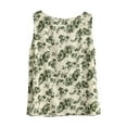 thumbnail image 3 of Womens Summer V Neck Sleeveless Tank Tops Floral Print Loose Casual Tanks, 3 of 8