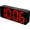 Black Case + Blue Digit, variant on Large Digital Alarm Clock Big Numbers for Seniors & Visually Impaired, 9 Inches Electric Clocks for Bedroom, Jumbo Display Fully Dimmable Brightness, USB Ports, Adjustable Alarm Volume