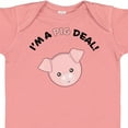 thumbnail image 4 of Inktastic I'm a Pig Deal Cute Pig Pun Boys or Girls Baby Bodysuit, 4 of 5