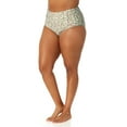 thumbnail image 3 of Anne Cole Plus - Women's Shirred High Waist Tummy Control Bikini Bottom, 3 of 4