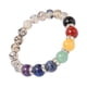thumbnail image 4 of Pulsera de cuentas de chakras, 7 chakras, cristales curativos, pulsera de meditación, relajación, alivio del estrés, pulsera de cristal para mujeres y hombres tipo 2, 4 of 5