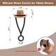 thumbnail image 3 of Tapones de Sombrero Vaquero para Popotes de Stanley Cup 30 y 40 oz – 6 Piezas de Cubiertas de Silicona, Accesorios rables para Tazas con Popotes de 10mm/0.4 Pulgadas, 3 of 4