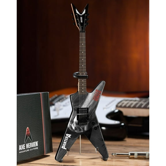 Axe Heaven Dimebag Darrell Pantera Vulgar Display Of Power Dean Mini Guitar Replica Collectible DD-010