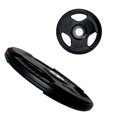 thumbnail image 2 of Par de Discos Olímpicos Tayga Rubber 3 Agarres 22 LB, 2 of 3